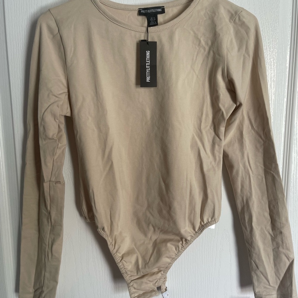 PrettyLittleThing Neutral Long Sleeve Top